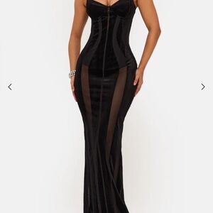 Elegant Black Evening Gown